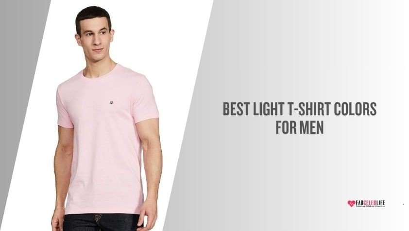 best light t-shirt colors for men